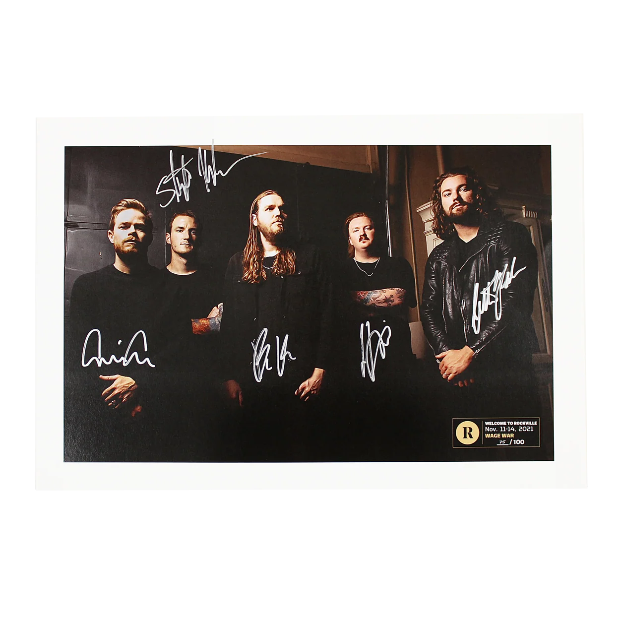WAGE WAR X REVOLVER X WELCOME TO ROCKVILLE - SIGNED FESTIVAL POSTER