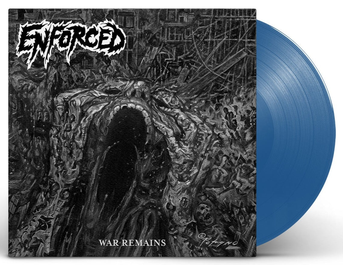 ENFORCED 'WAR REMAINS' LP - BLUE