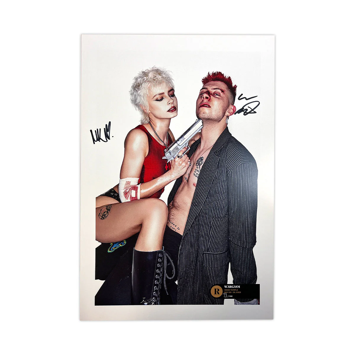 WARGASM X SONIC TEMPLE FESTIVAL 2023 SIGNED POSTER - EXCLUSIVE - LTD.