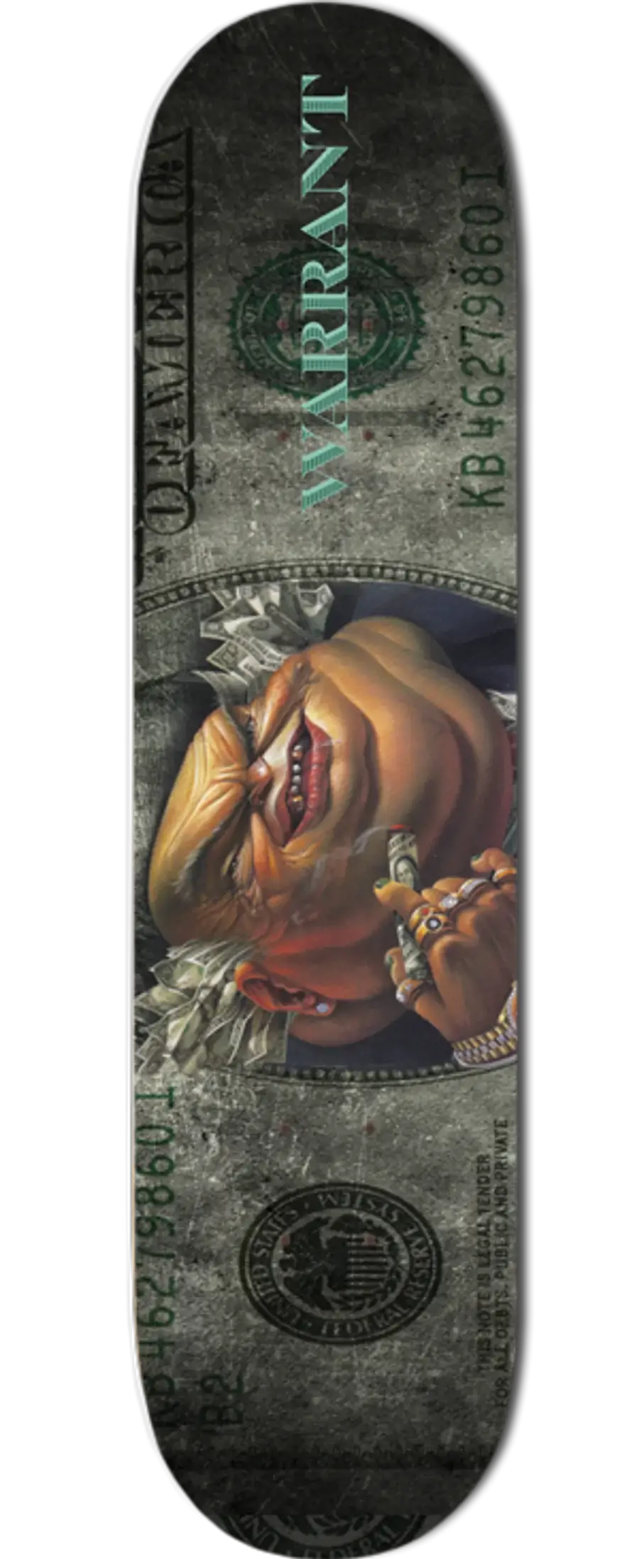 WARRANT 'D.R.F.S.R.' SKATEBOARD DECK - Image 2