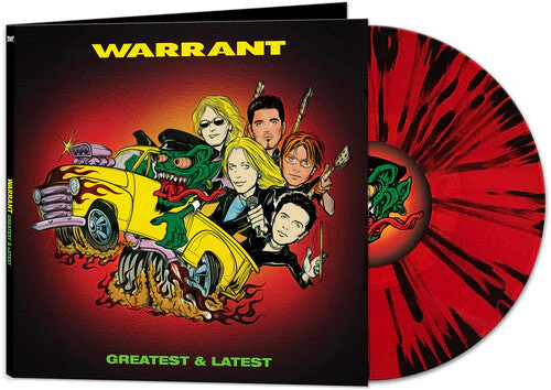 WARRANT 'GREATEST & LATEST' LP - RED/BLACK/SPLATTER