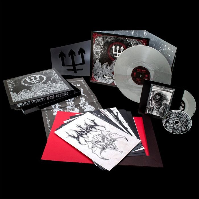 WATAIN 'TRIDENT WOLF ECLIPSE' CD + LP + 7" SINGLE - SILVER