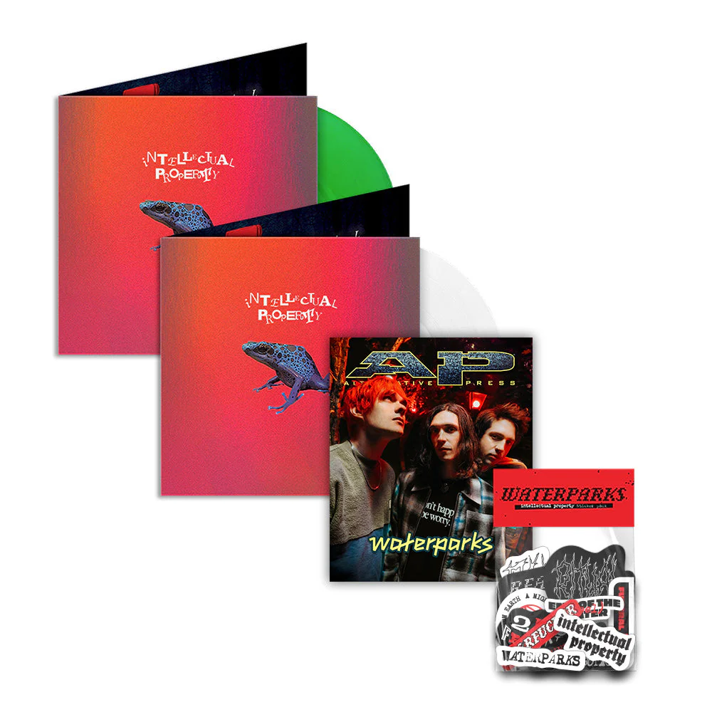 ALTERNATIVE PRESS SPRING 2023 ISSUE FEATURING WATERPARKS + 'INTELLECTUAL PROPERTY' LP + STICKER PACK - EXCLUSIVE - LTD.