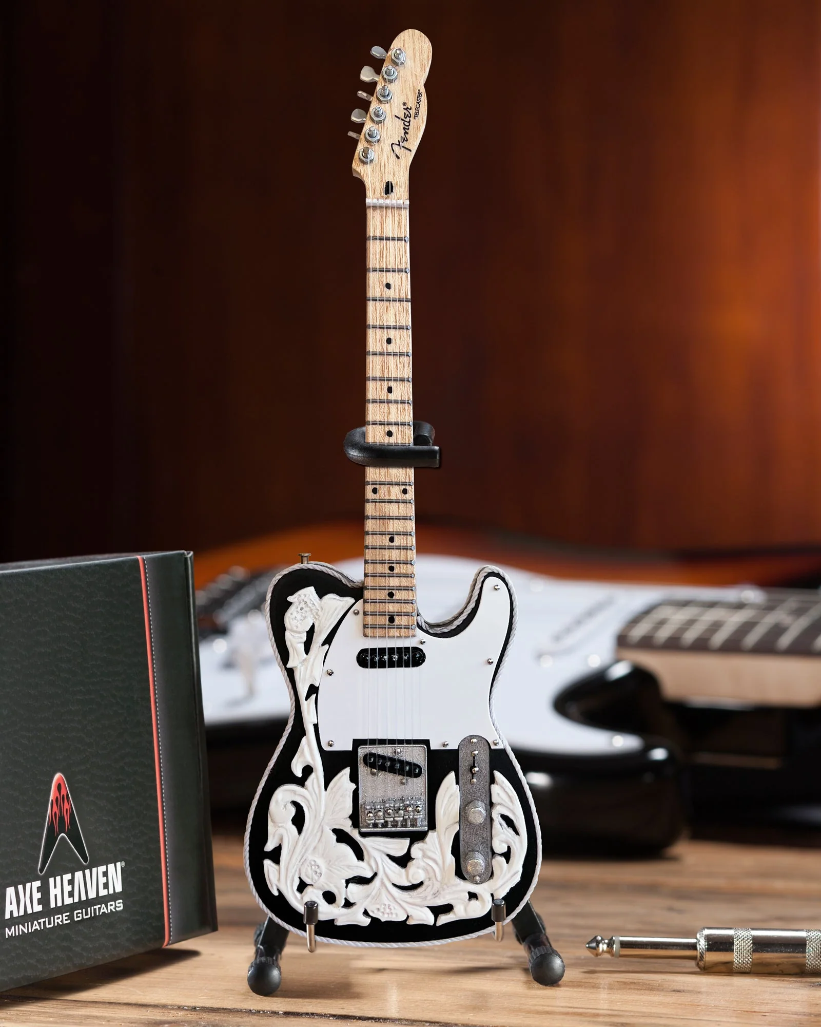 Waylon Jennings Tribute Mini Fender™ Tele™ Guitar Replica - Officially Licensed - Image 8