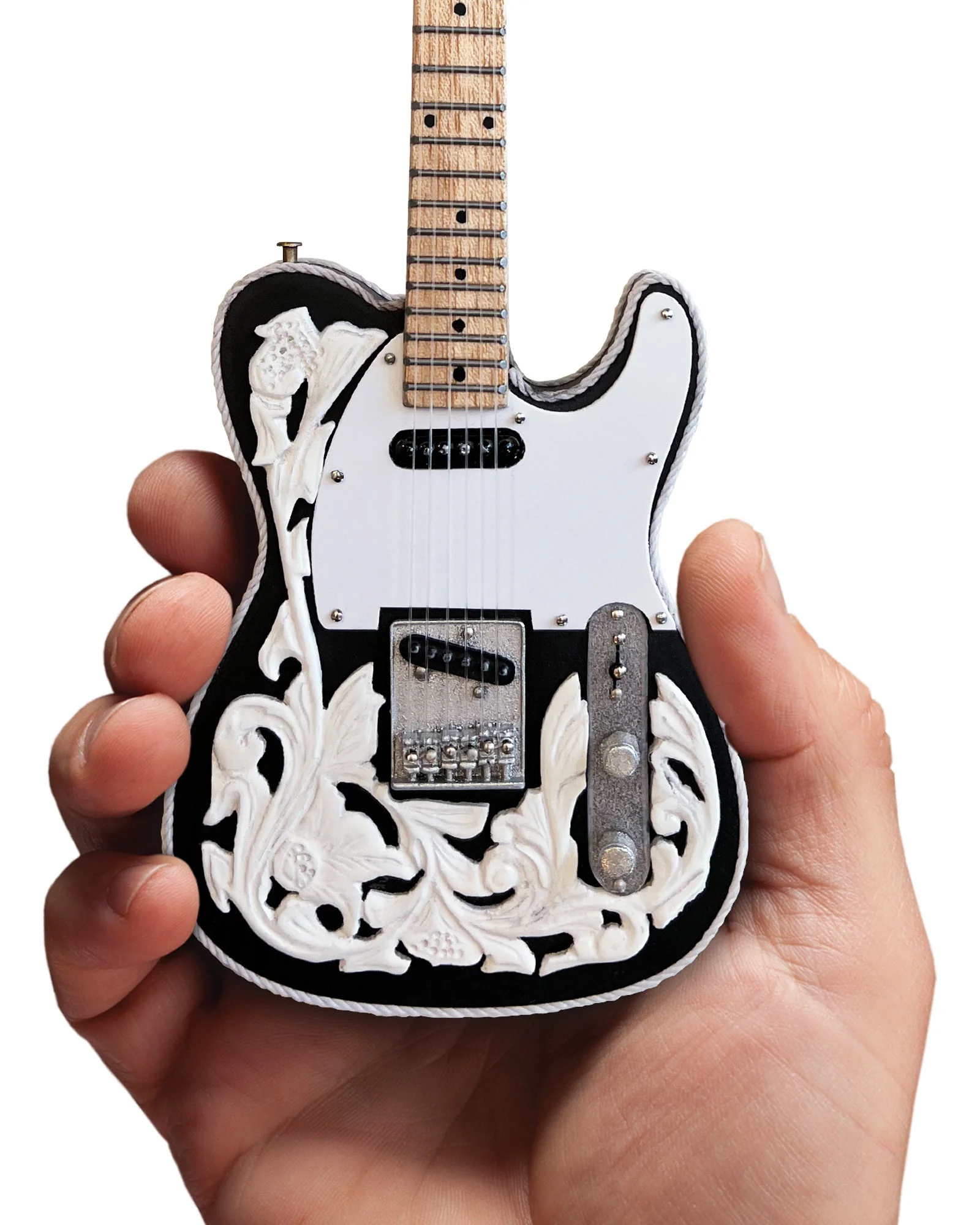 Waylon Jennings Tribute Mini Fender™ Tele™ Guitar Replica - Officially Licensed - Image 9