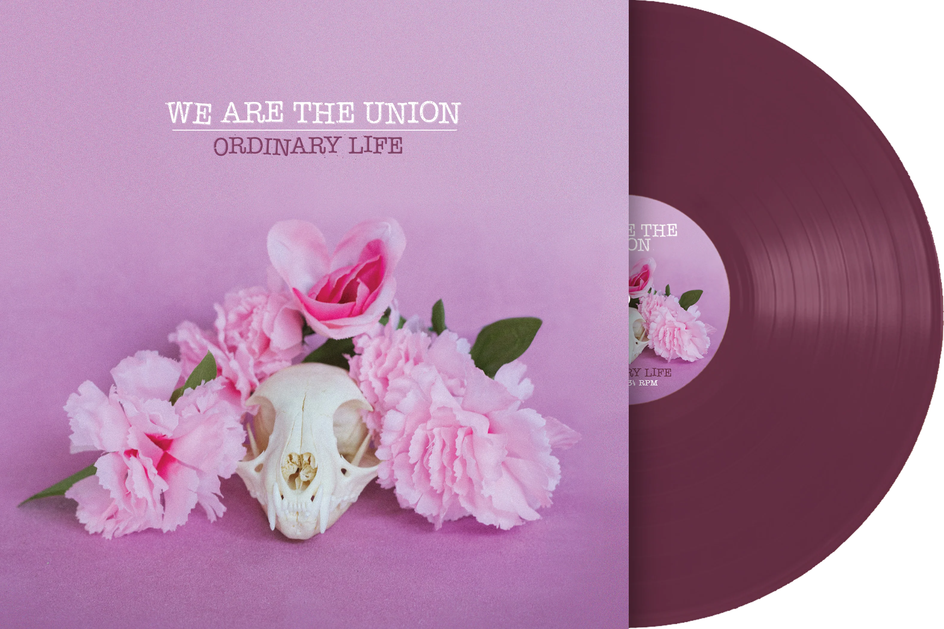 WE ARE THE UNION 'ORDINARY LIFE’ LP - EXCLUSIVE - LTD. 100 - TRANSPARENT PURPLE