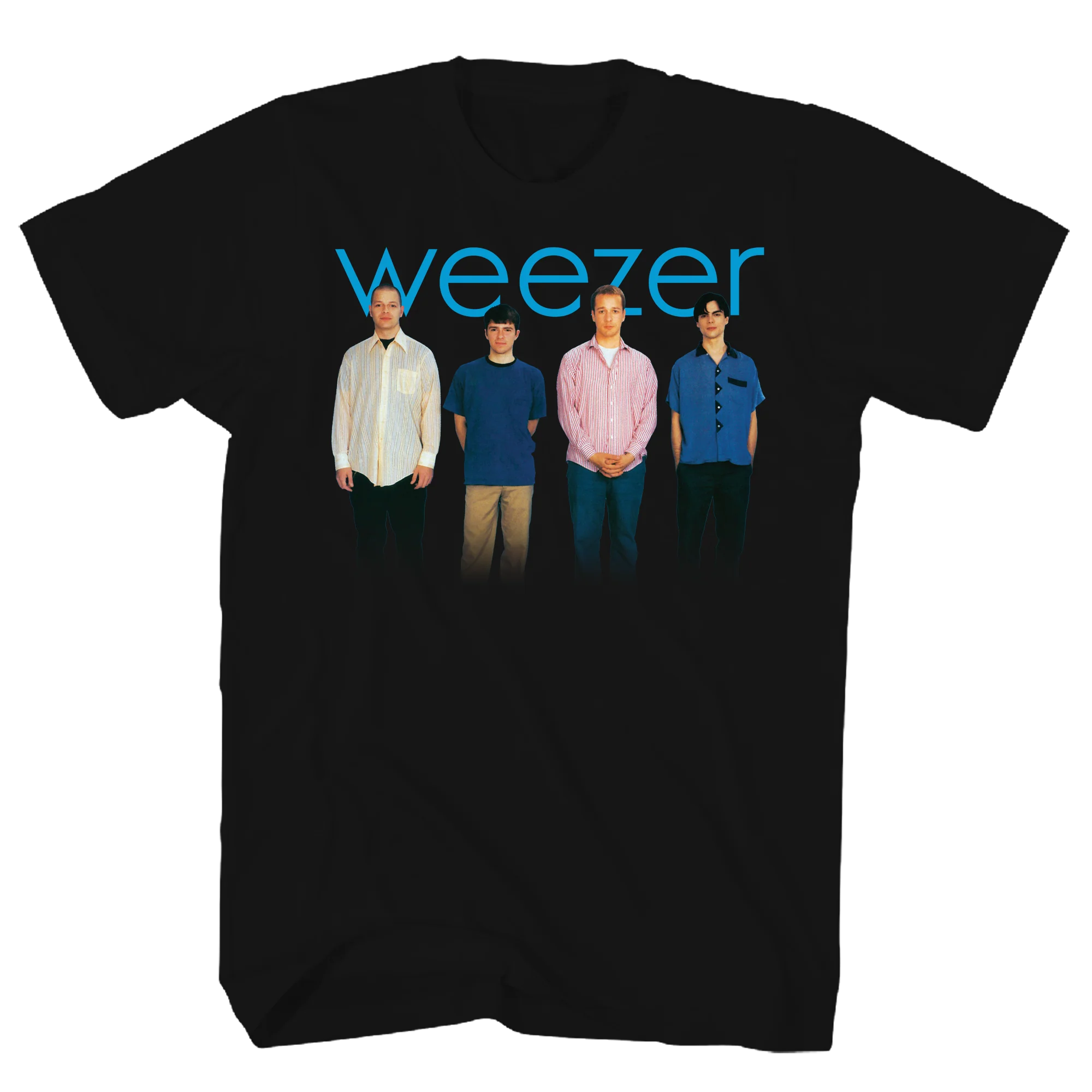 WEEZER BLUE ALBUM BLACK T-SHIRT