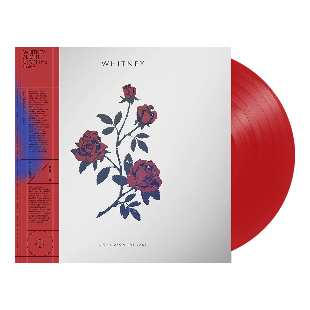 WHITNEY 'LIGHT UPON THE LAKE' SECRETLY 25TH ANNIVERSARY - RED