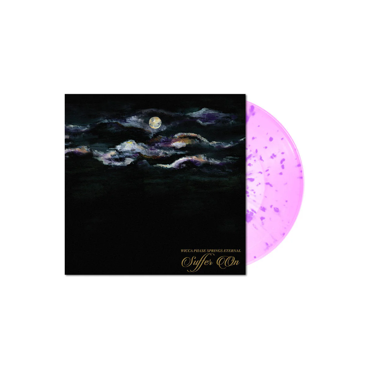 WICCA PHASE SPRINGS ETERNAL 'SUFFER ON' LP - PINK/NEON PUPLE/SPLATTER