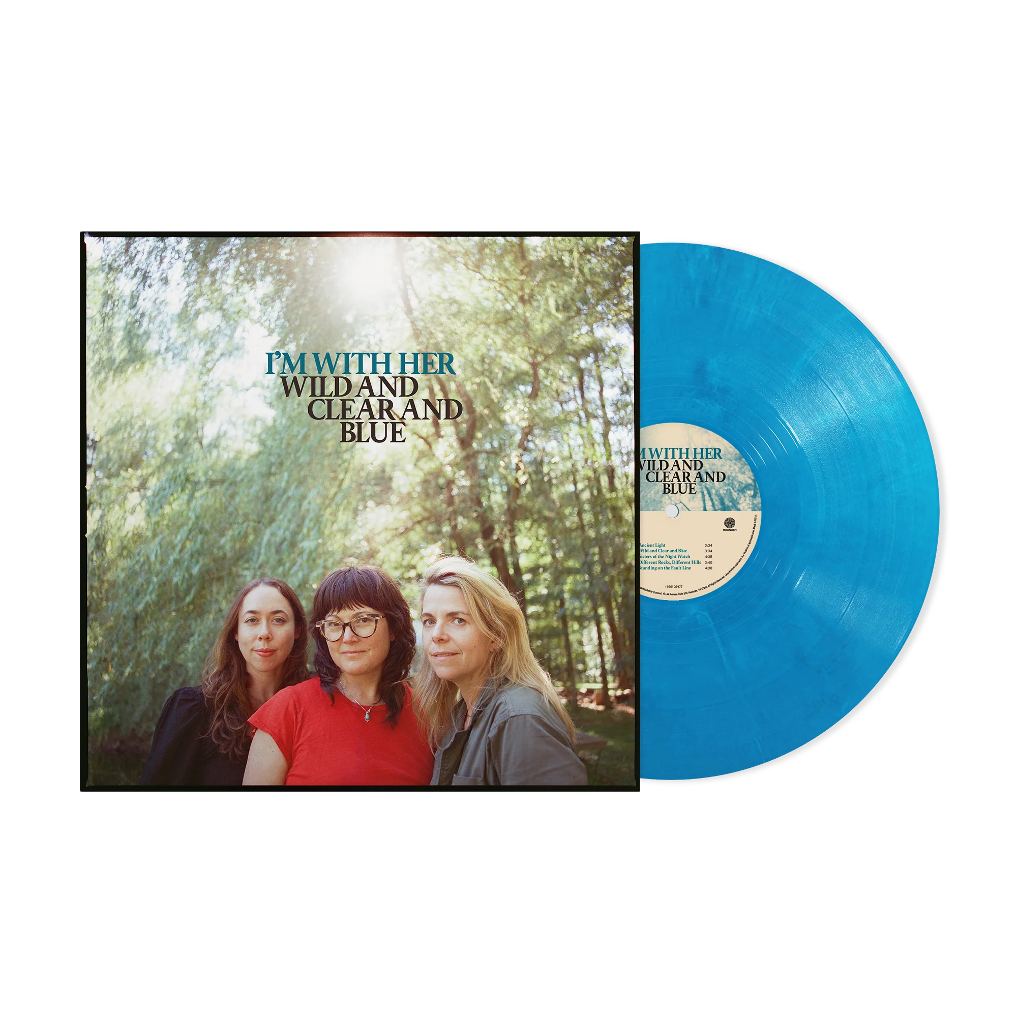 I'M WITH HER 'WILD AND CLEAR AND BLUE' LP (Blue Eco-Mix Vinyl)