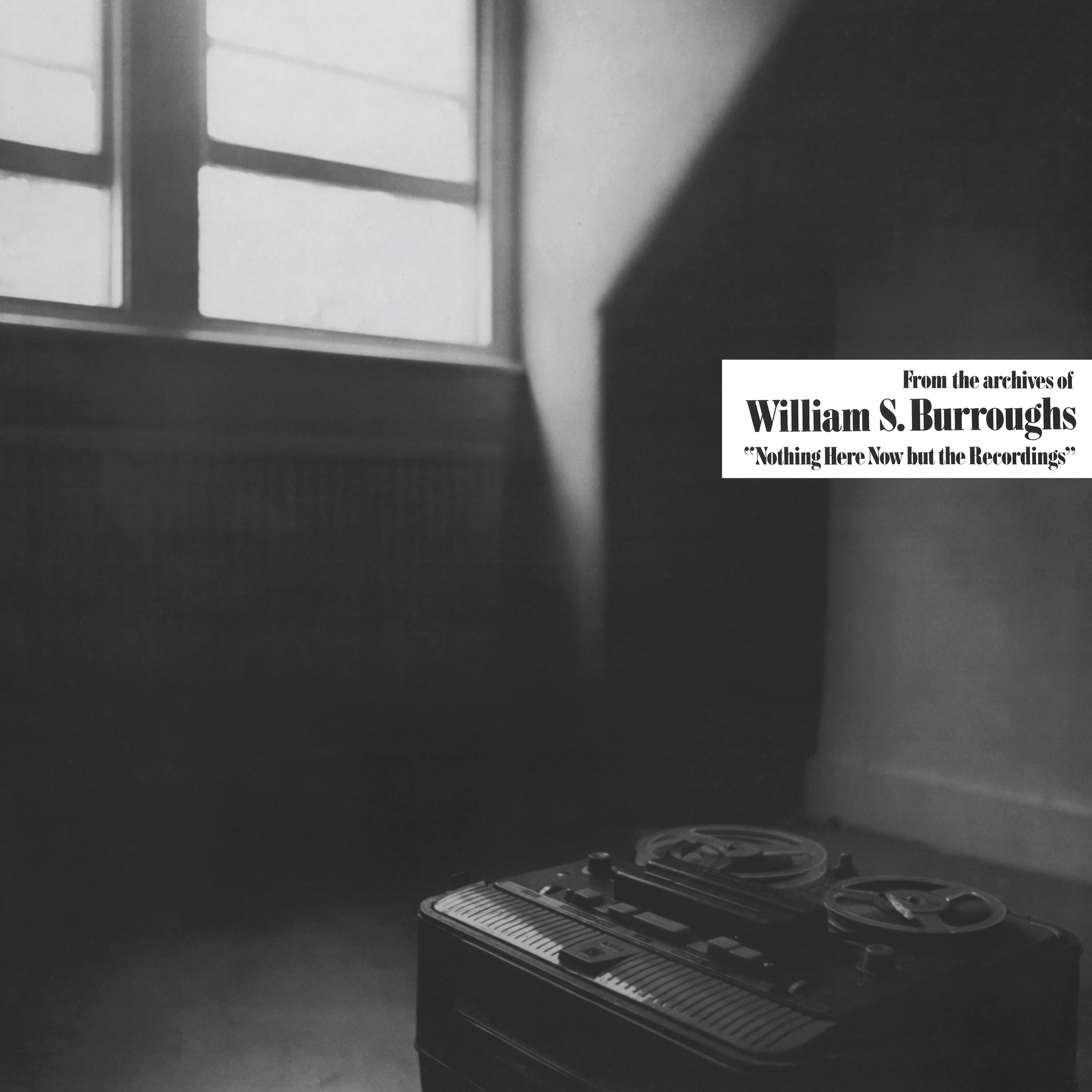 WILLIAM S. BURROUGHS 'NOTHING HERE NOW BUT THE RECORDINGS' LP - WHITE - Image 2