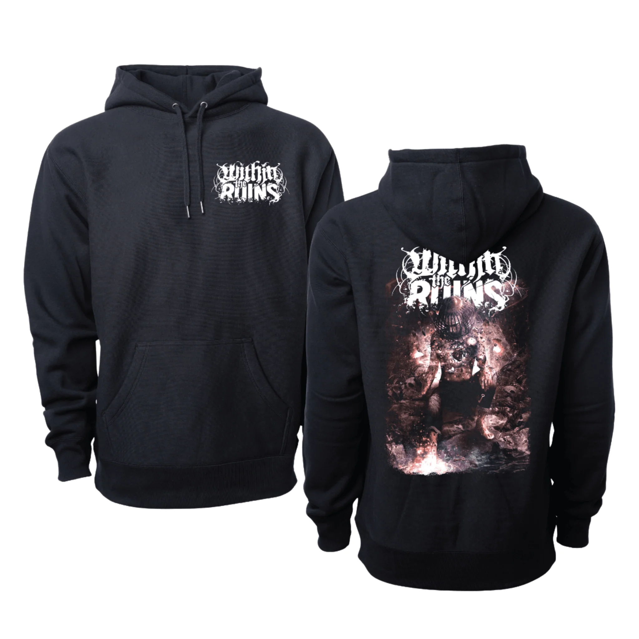 WITHIN THE RUINS "BLACK HEART" HOODIE