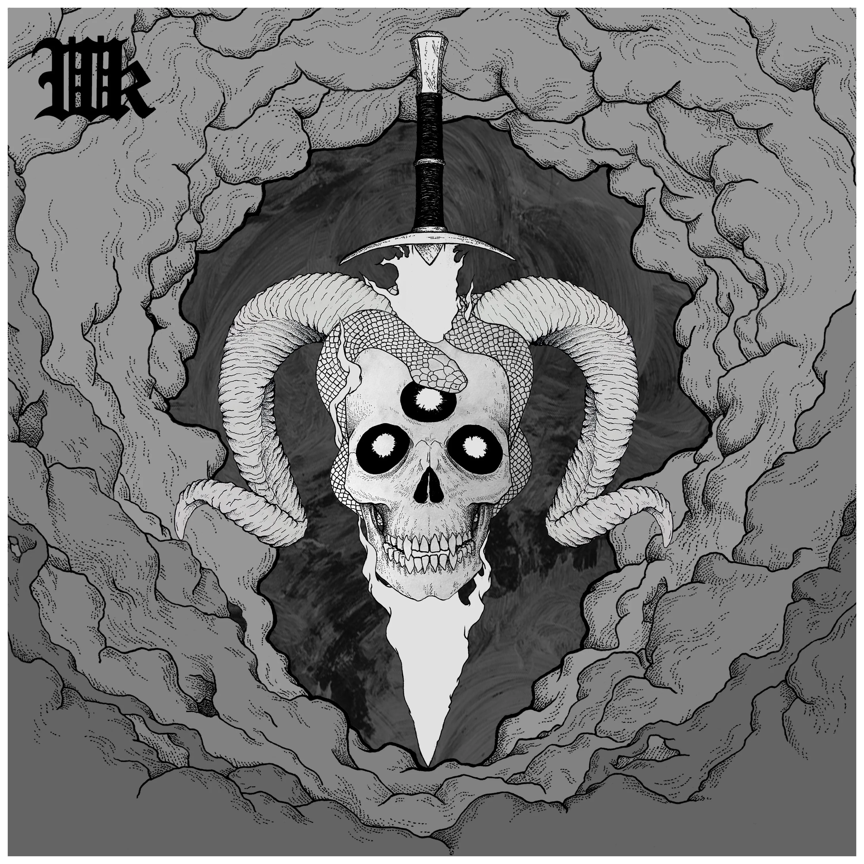WOLF KING 'LOYAL TO THE SOIL' LP - REISSUE - CLEAR/BLACK SMOKE - Image 2