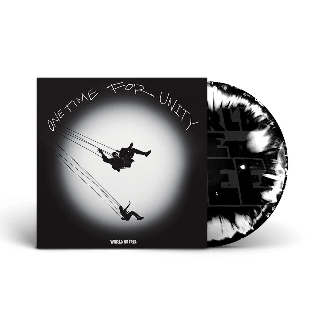 WORLD BE FREE 'ONE TIME FOR UNITY' LP - BLACK/WHITE/SUNBURST