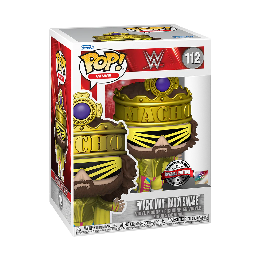 WWE KING MACHO MAN METALLIC FUNKO POP! FIGURE - Image 2