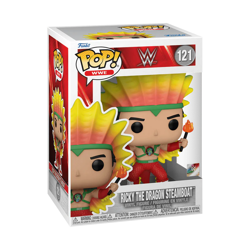 WWE RICKY THE DRAGON STEAMBOAT FUNKO POP! FIGURE - Image 2