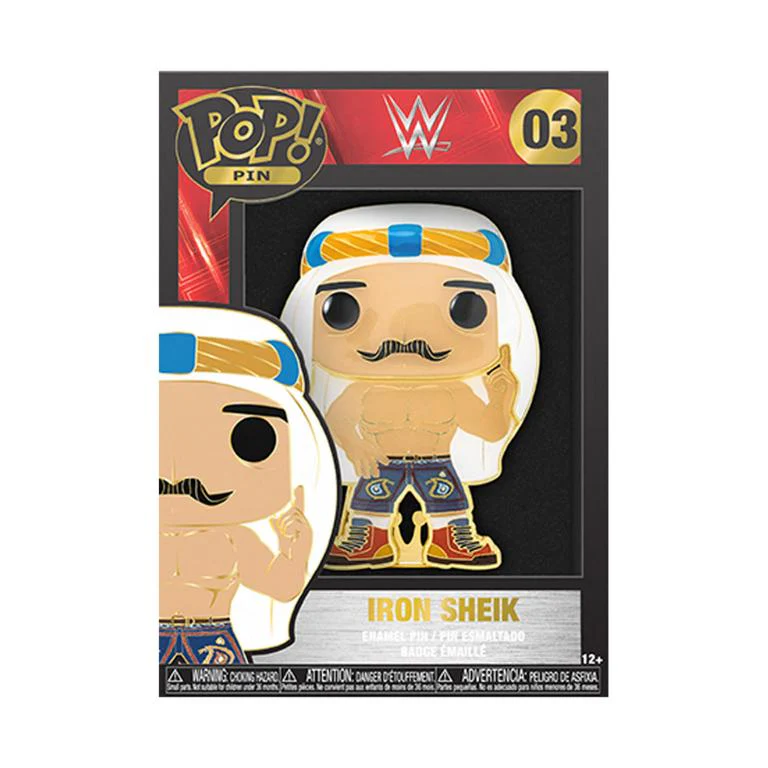 WWE THE IRON SHEIK #43 FUNKO POP! PINS FIGURE - Image 2