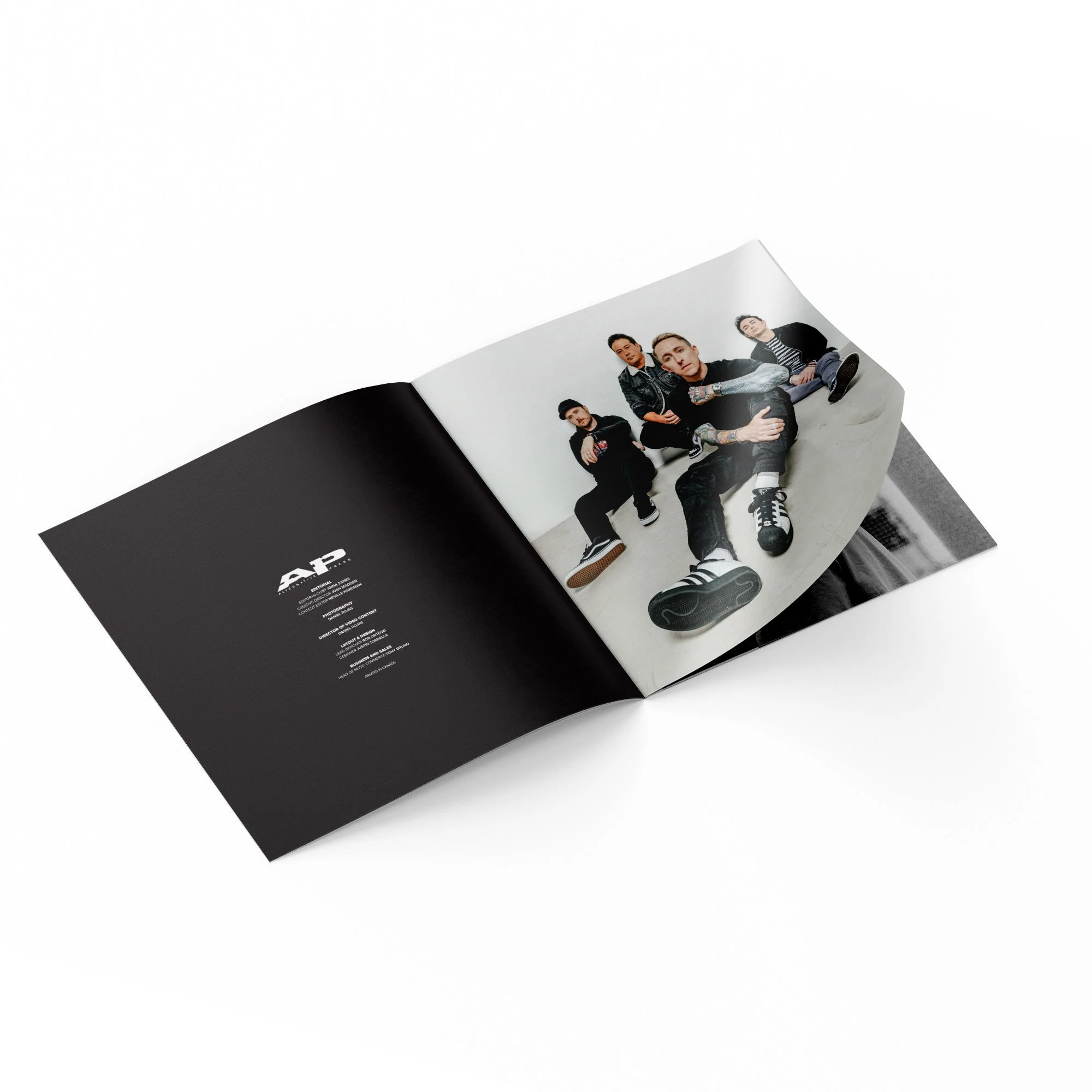 YELLOWCARD ‘BETTER DAYS’ ALT PRESS SPECIAL LIMITED EDITION VERSION - BLUE/ORANGE/SPLATTER + COLLECTORS ZINE - Image 5