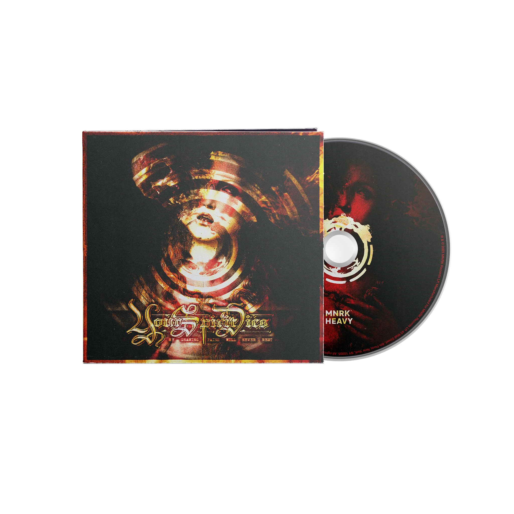 YOUR SPIRIT DIES 'MY GNAWING PAINS WILL NEVER REST' CD