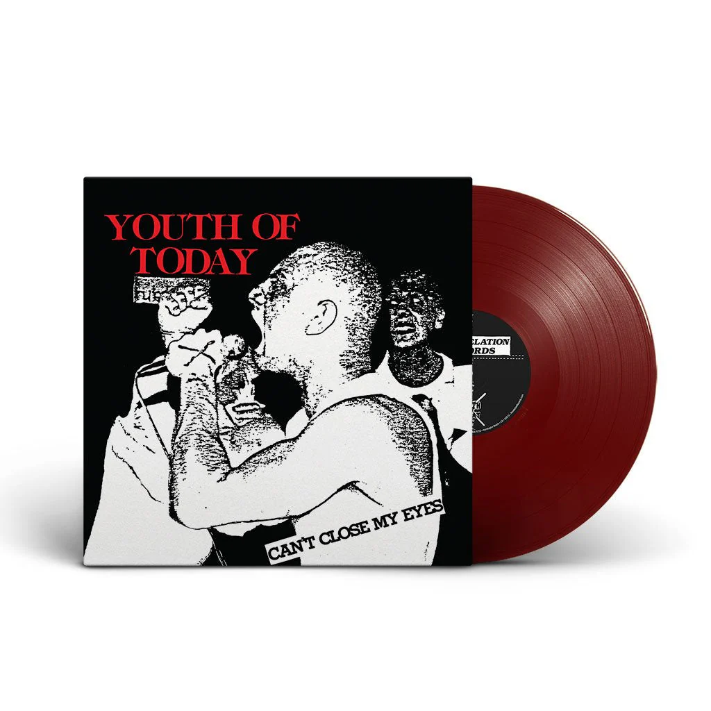 YOUTH OF TODAY 'CAN'T CLOSE MY EYES' LP - MAROON