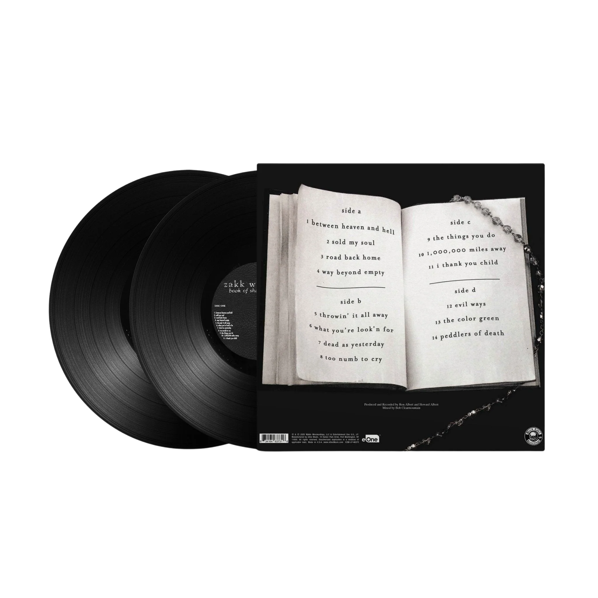 ZAKK WYLDE 'BOOK OF SHADOWS' 2LP (Black Vinyl) - Image 2