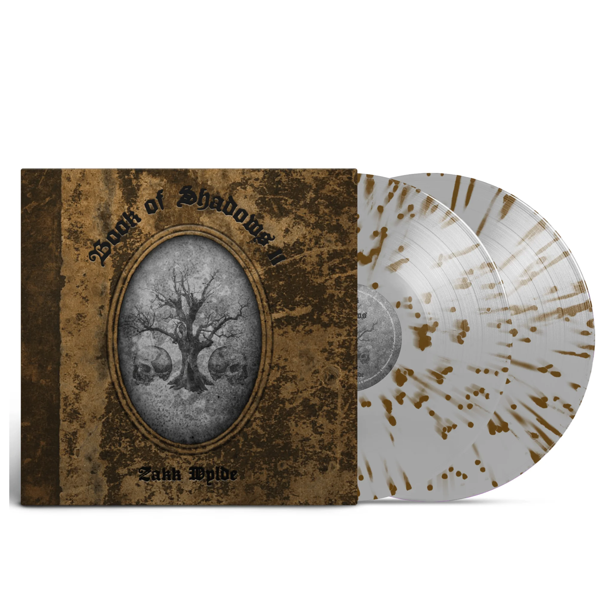 ZAKK WYLDE 'BOOK OF SHADOWS II' 2LP (Silver w/ Brown Splatter Vinyl)