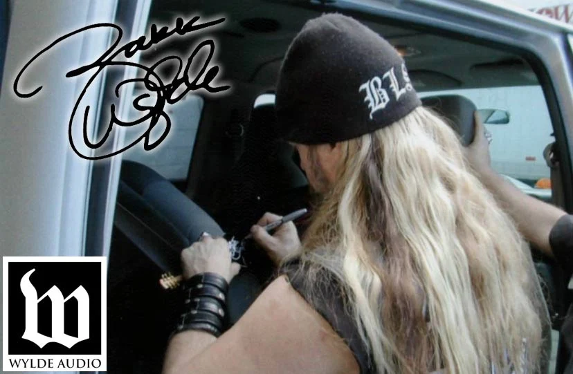 ZAKK WYLDE ODIN BLACKOUT BULLSEYE MINI GUITAR - WYLDE AUDIO REPLICA COLLECTIBLE BY AXE HEAVEN® - Image 4