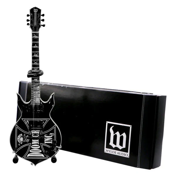 ZAKK WYLDE SIGNED HEATHEN GRAIL MINI GUITAR - WYLDE AUDIO REPLICA COLLECTIBLE BY AXE HEAVEN® - Image 2