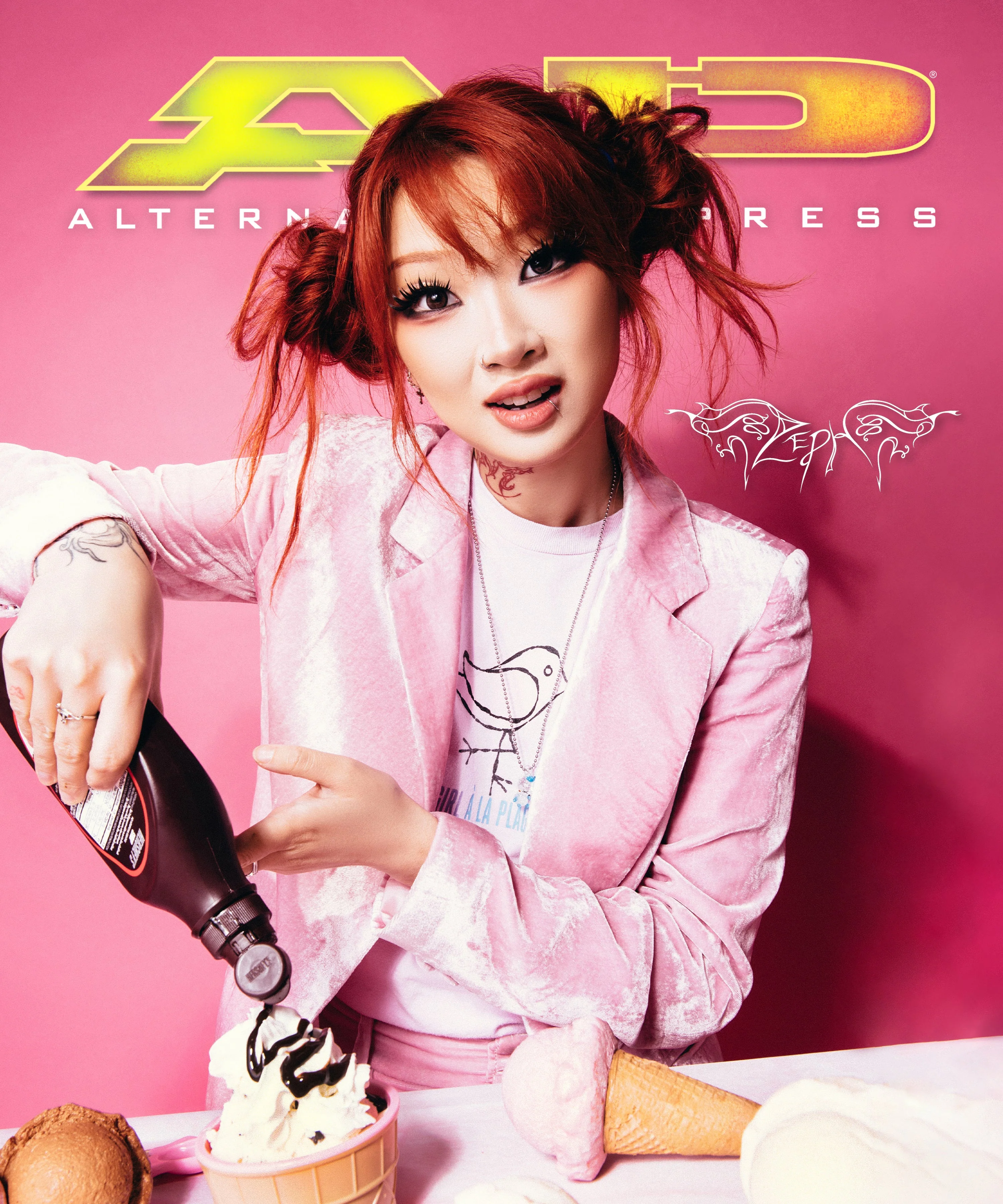 ALTERNATIVE PRESS SUMMER 2023 ISSUE FEATURING ZEPH + 'CHARACTER DEVELOPMENT' LIMITED EDITION ELECTRIC BLUE VINYL - Image 2