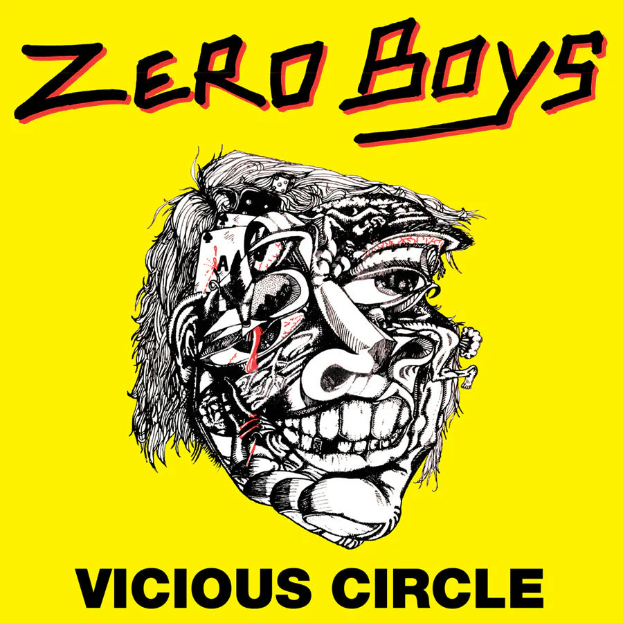 ZERO BOYS 'VICIOUS CIRCLE' LP - RED - Image 2